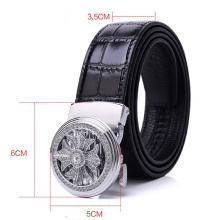 2020 Fashion Automatic Buckle crocodile Genuine Leather Alloy Belt for men